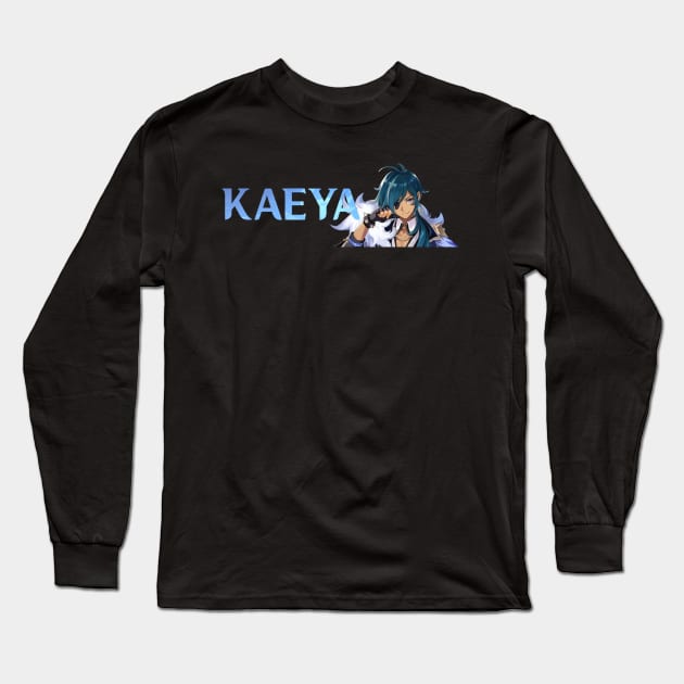 Genshin Impact Name Husbando Kaeya Long Sleeve T-Shirt by mardavemardave